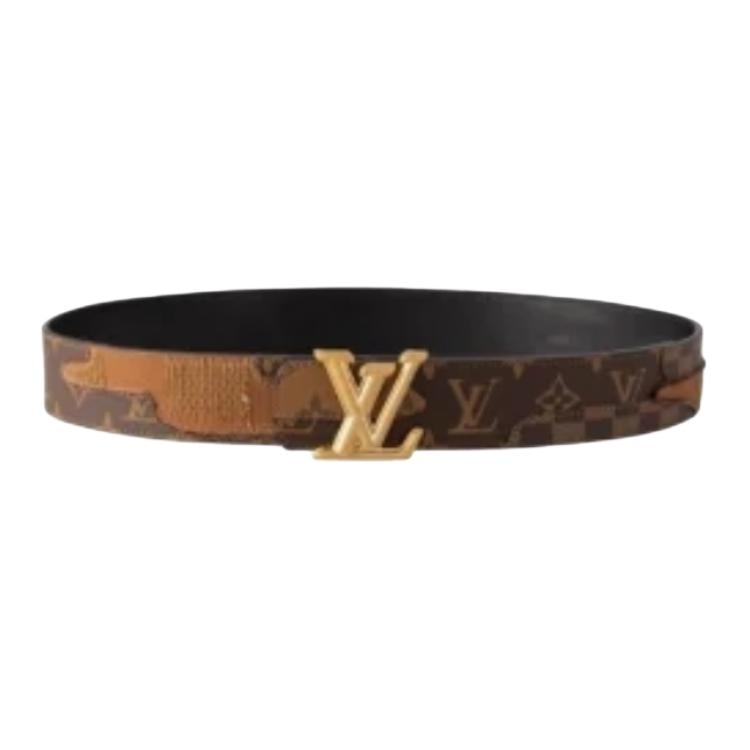 Louis Vuitton x Nigo Belt Brown/Black — фото 5