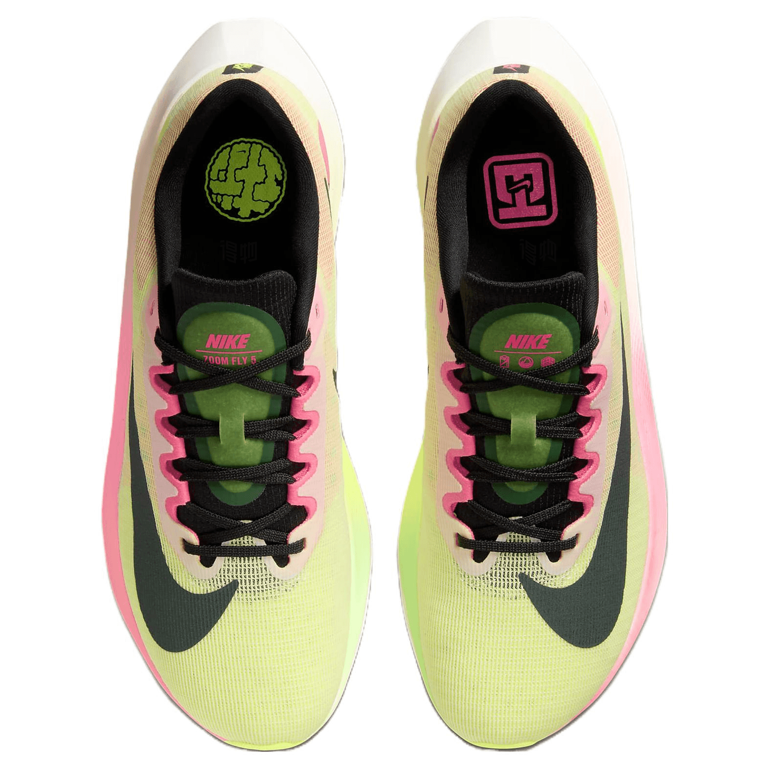 Nike Zoom Fly 5 Green Yellow — фото 7