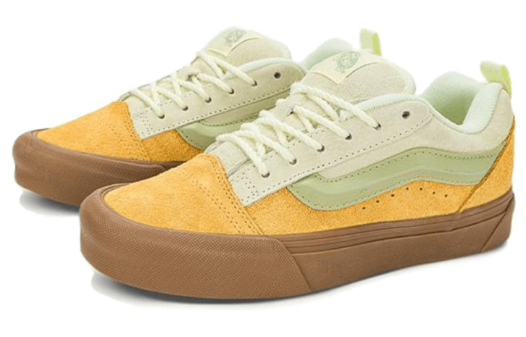 Vans Knu Skool Yellow Green — фото 8