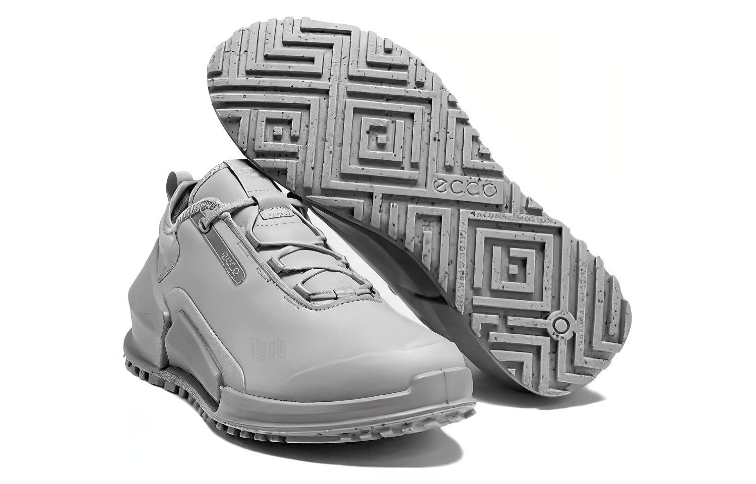 Ecco Running Shoes Grey — фото 9