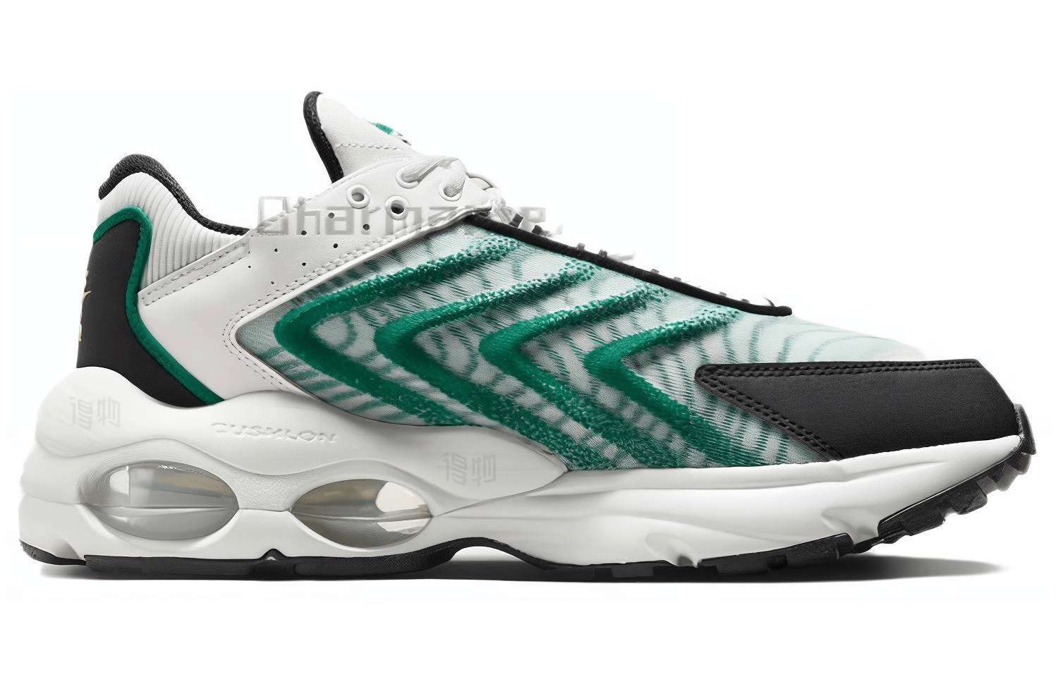 Nike Air Max TW Black White Green — фото 6