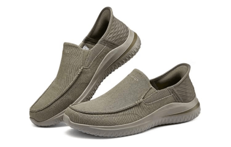 Skechers Slip-Ins Khaki — фото 7