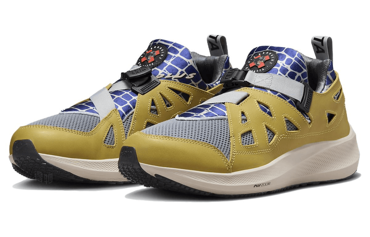 Nike Patta x Nike Air Huarache Yellow Blue — фото 8