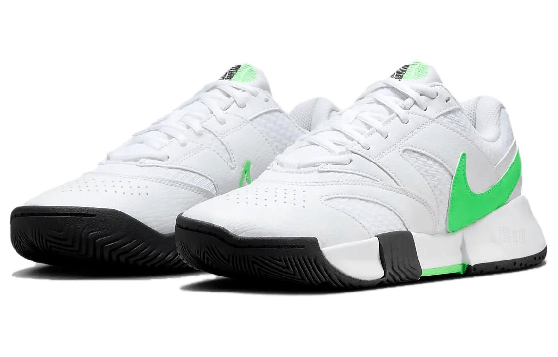 Nike Court Lite 4 White Green — фото 8