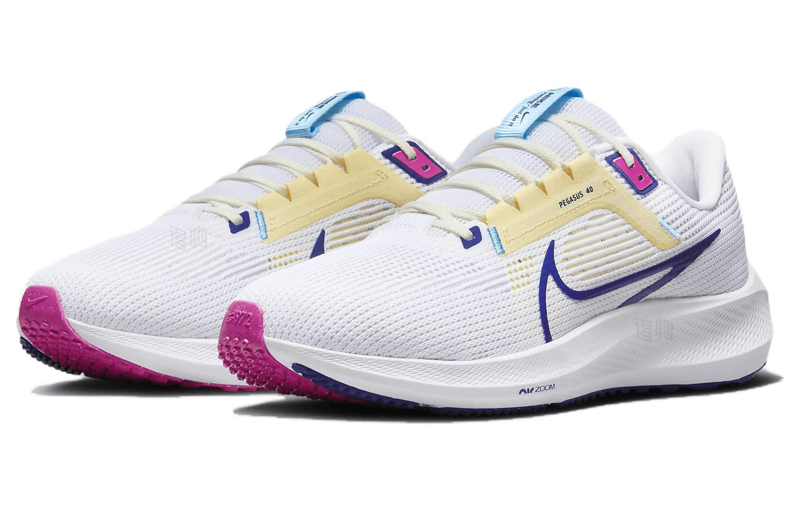 Nike Air Zoom Pegasus 40 White Blue — фото 8