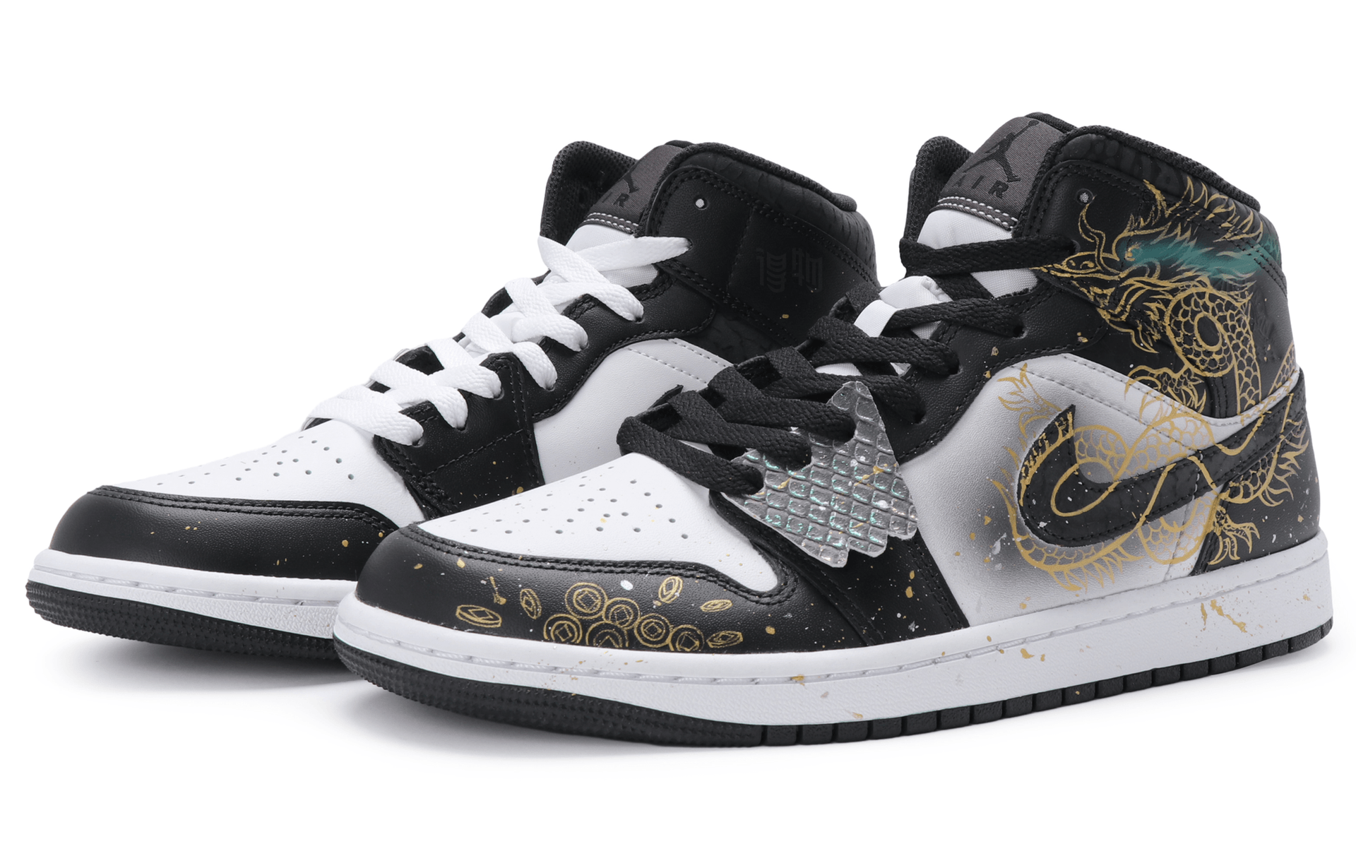 Jordan Air Jordan 1 CNY Black Gold White — фото 7
