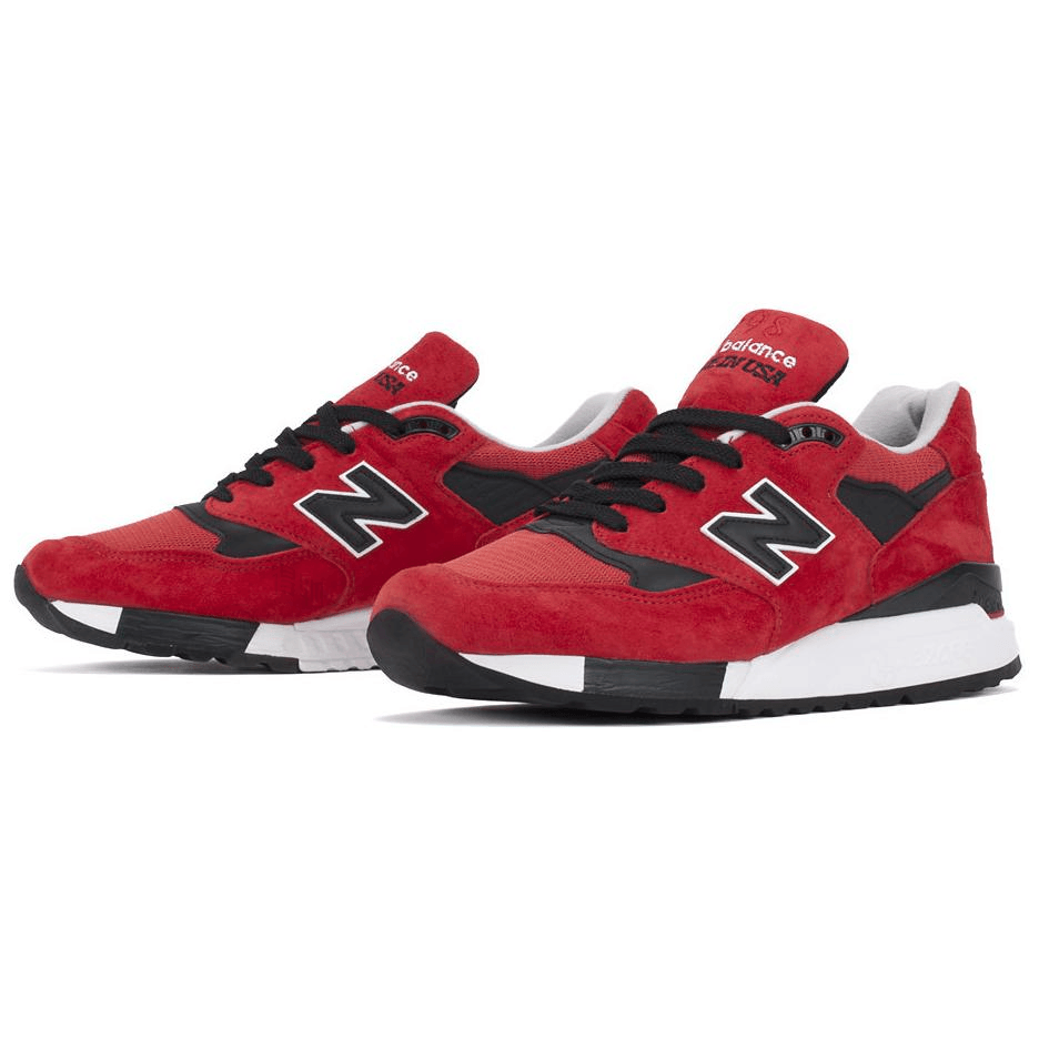 New Balance 998 Red Black — фото 7