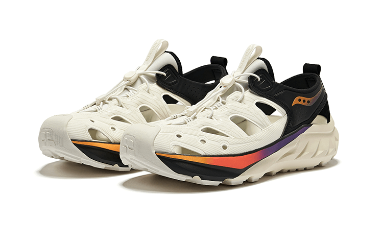 Saucony Cradle MT White Black Orange — фото 7