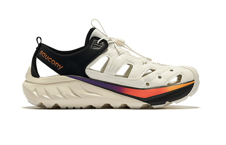 Saucony Cradle MT White Black Orange — фото 6
