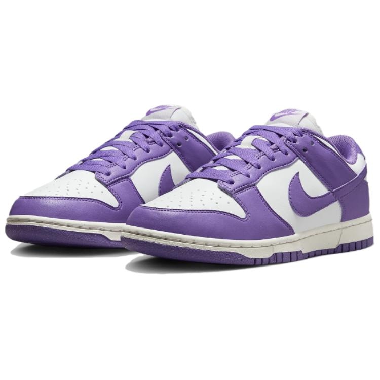 Nike Dunk Low Next Nature Purple White — фото 8