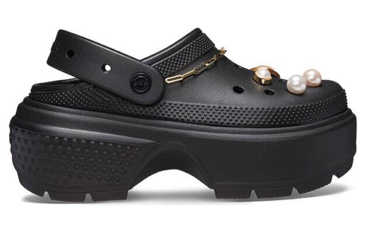 Crocs EVA Crystal Snowhouse Clogs Black — фото 8