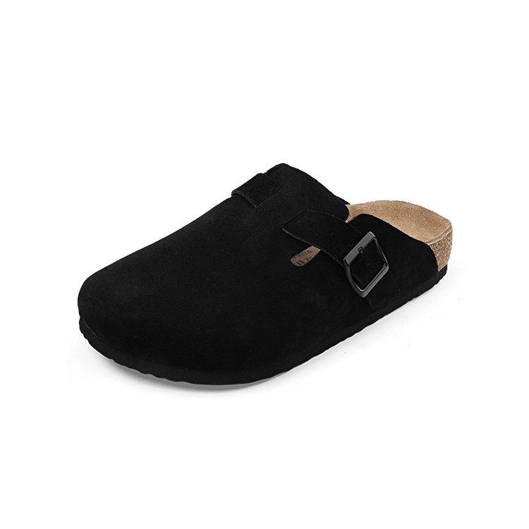 Hanqiaoriji Cocoon Series Suede Clogs Black — фото 7