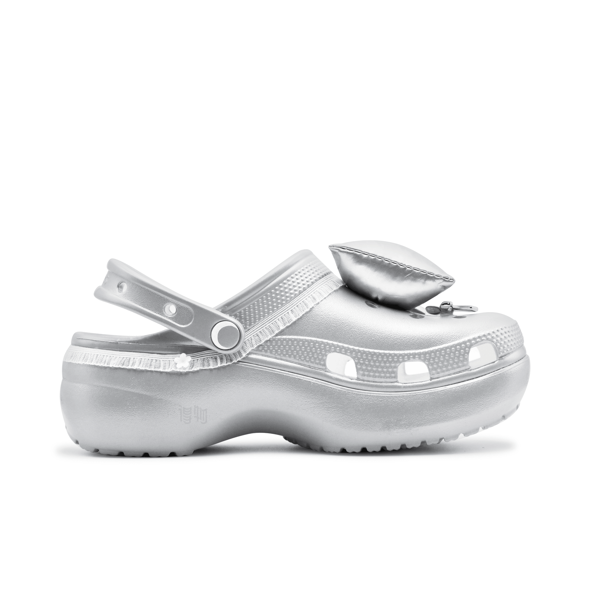 Crocs Classic Clog Ballet Silver White — фото 9