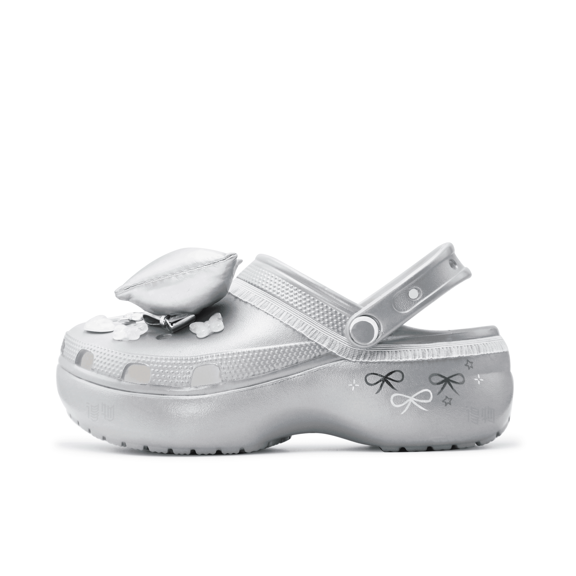 Crocs Classic Clog Ballet Silver White — фото 8