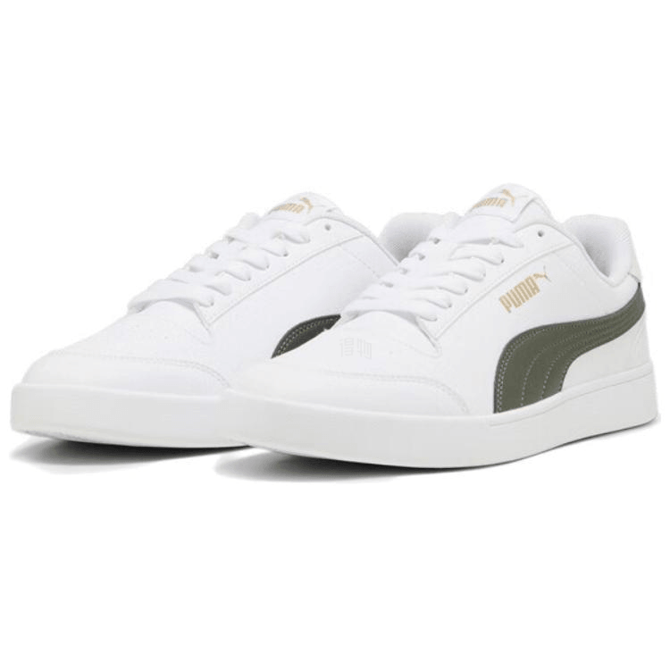 Puma Shuffle White Green — фото 7