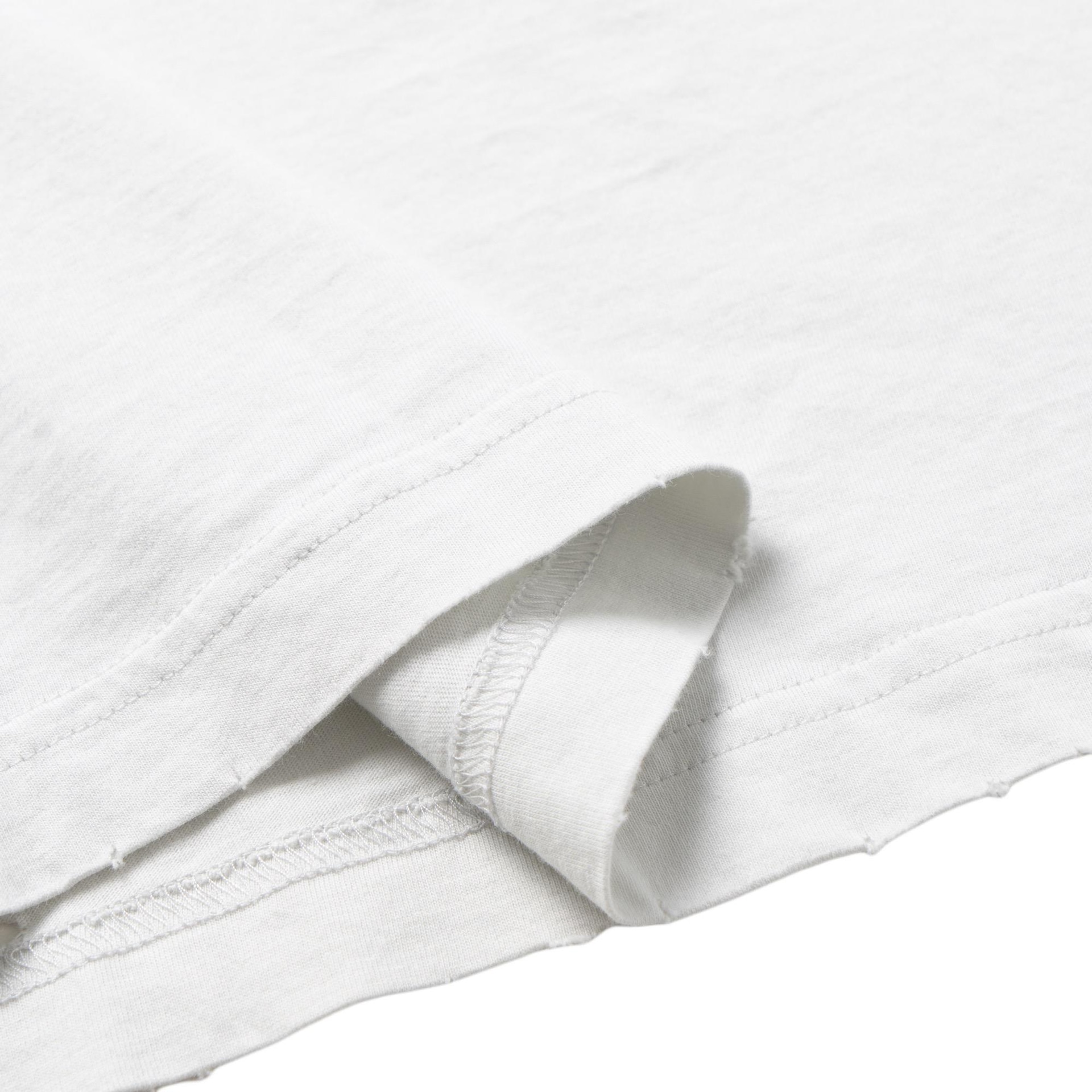 Balenciaga Letter Print T-Shirt White — фото 3