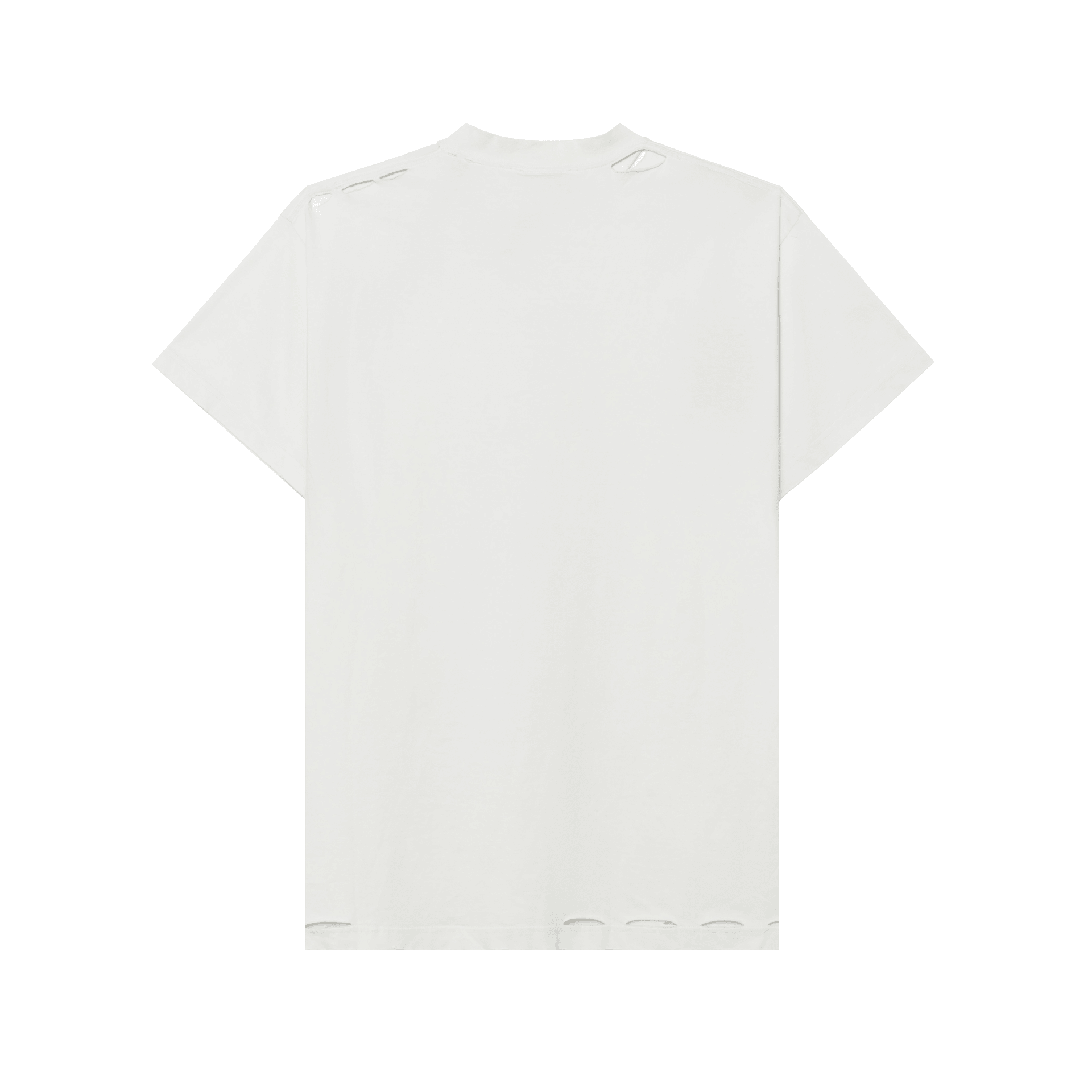Balenciaga Letter Print T-Shirt White — фото 1