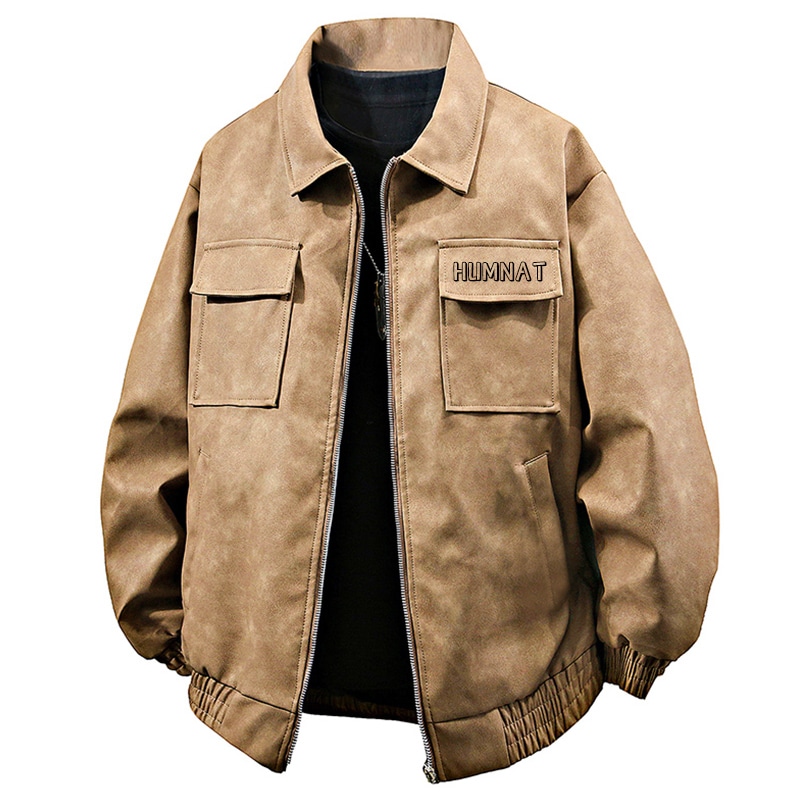 Humnat PU Leather Jacket — фото 4