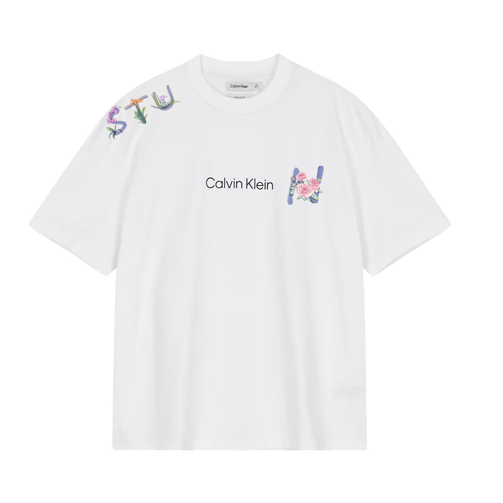 Футболка Calvin Klein Floral Print Tee