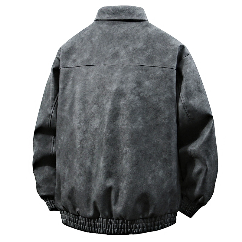 Humnat PU Leather Jacket — фото 1