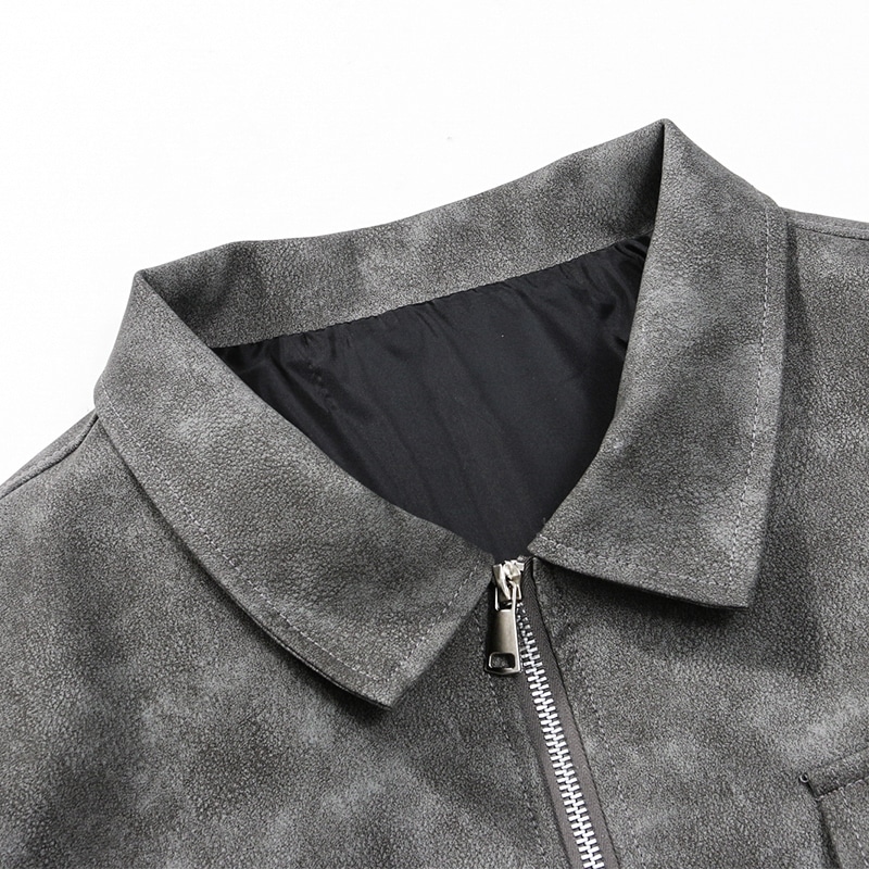 Humnat PU Leather Jacket — фото 3