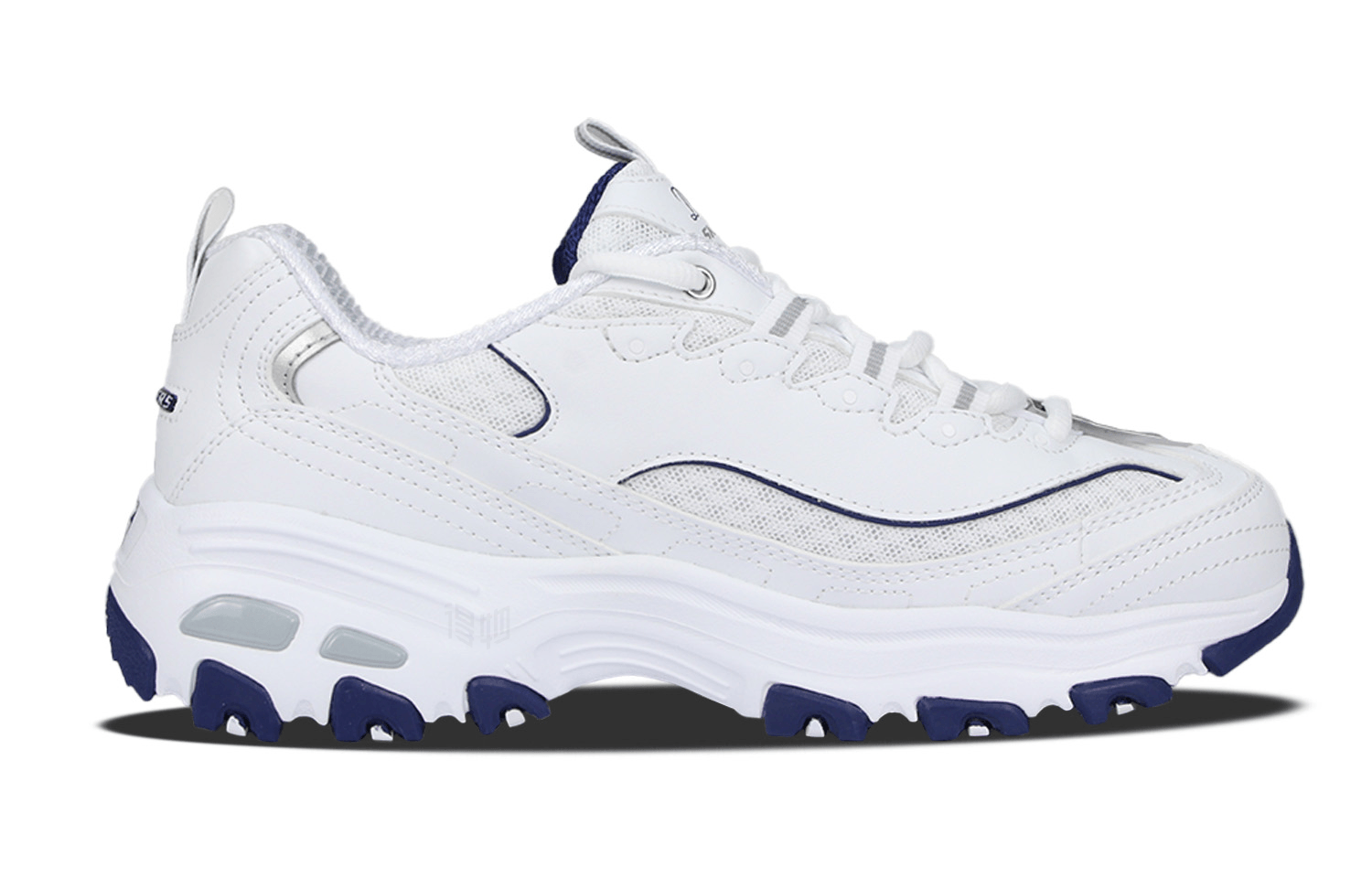 Skechers D'LITES 1.0 Blue White — фото 1