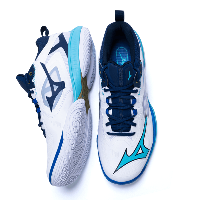 Mizuno Wave Claw NEO 3 Blue White — фото 2