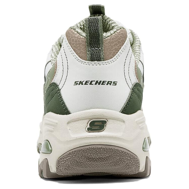 Skechers DLITES White Green — фото 8