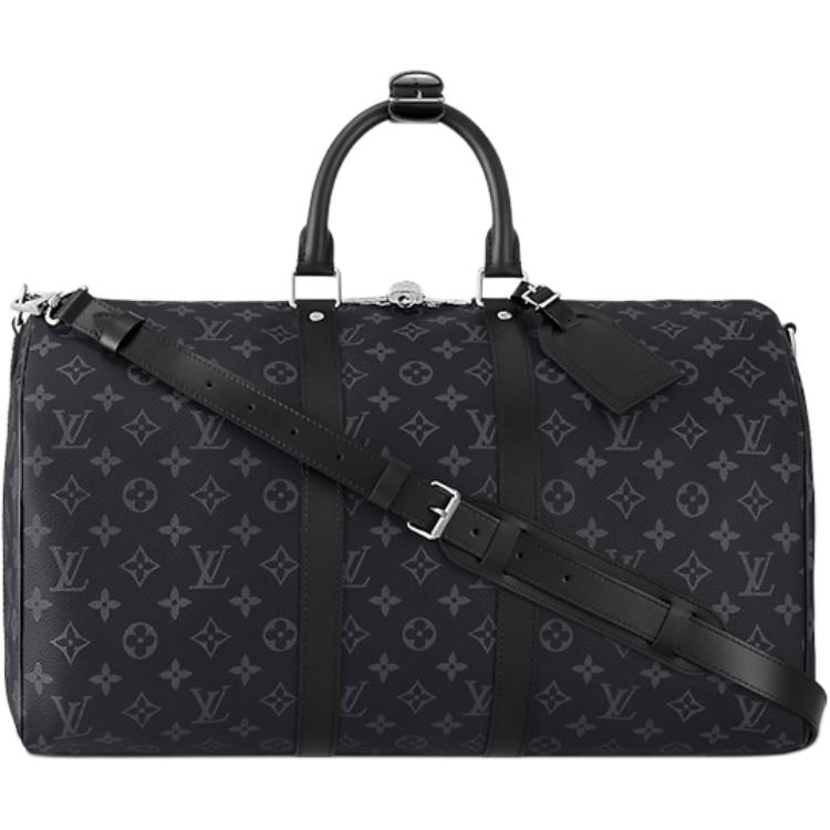 Louis Vuitton Keepall 45 Black Grey