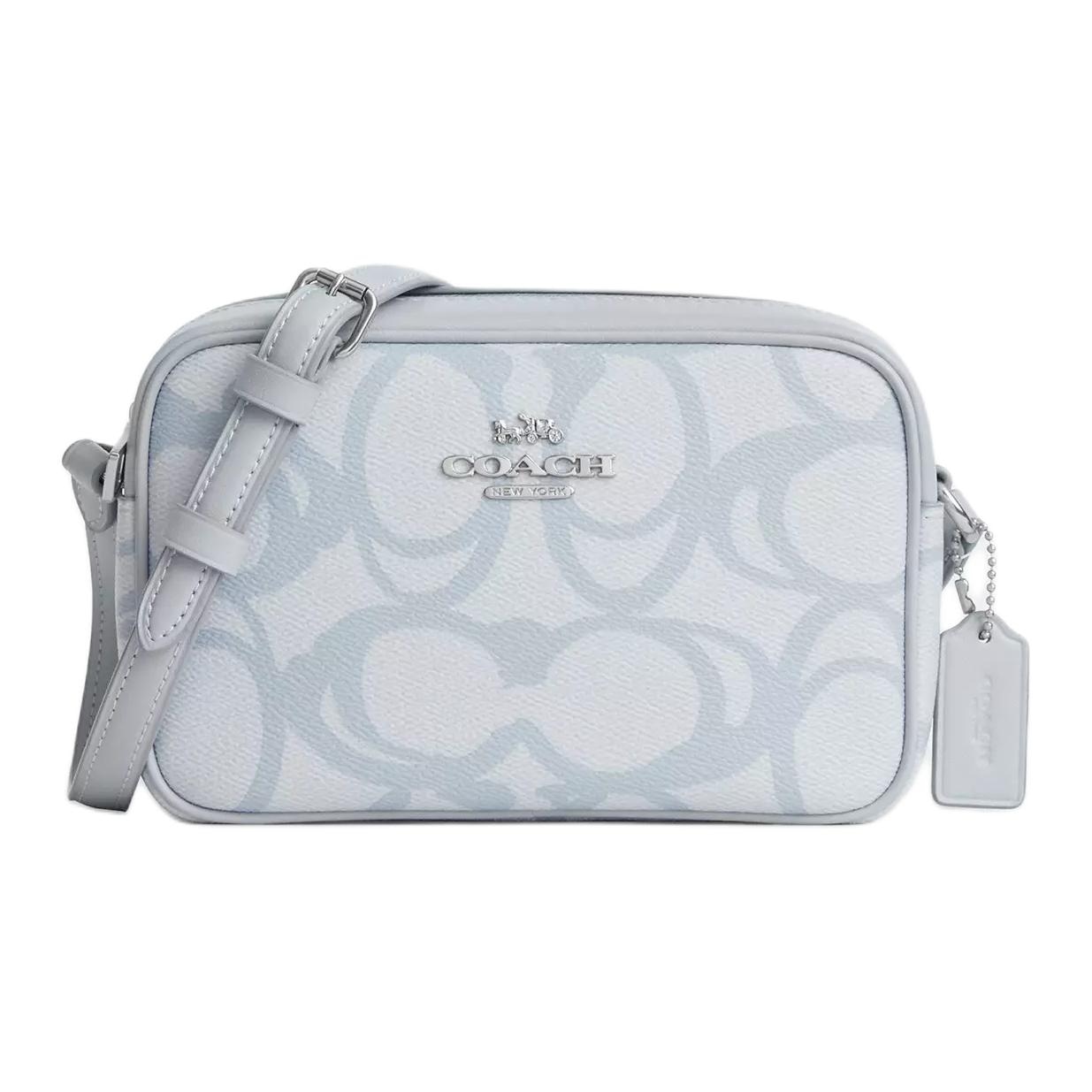 COACH/蔻驰 Coach Jamie 19 Sketch Signature Mini Shoulder Bag Ice Blue