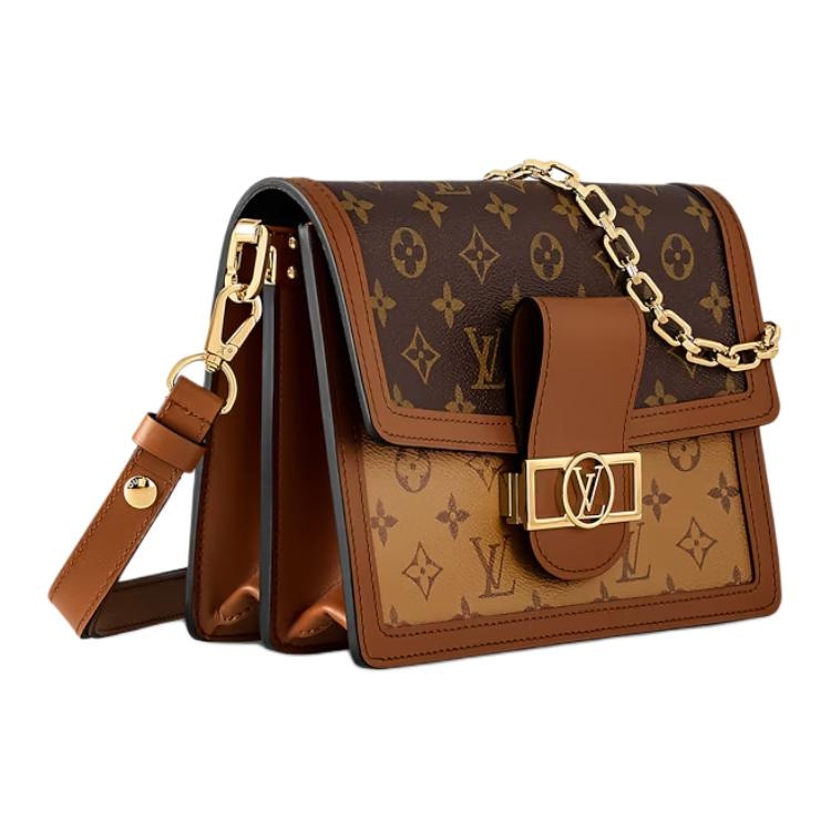 Louis Vuitton Dauphine MM Brown — фото 1