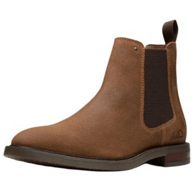 Clarks Chelsea Boots Light Brown — фото 7