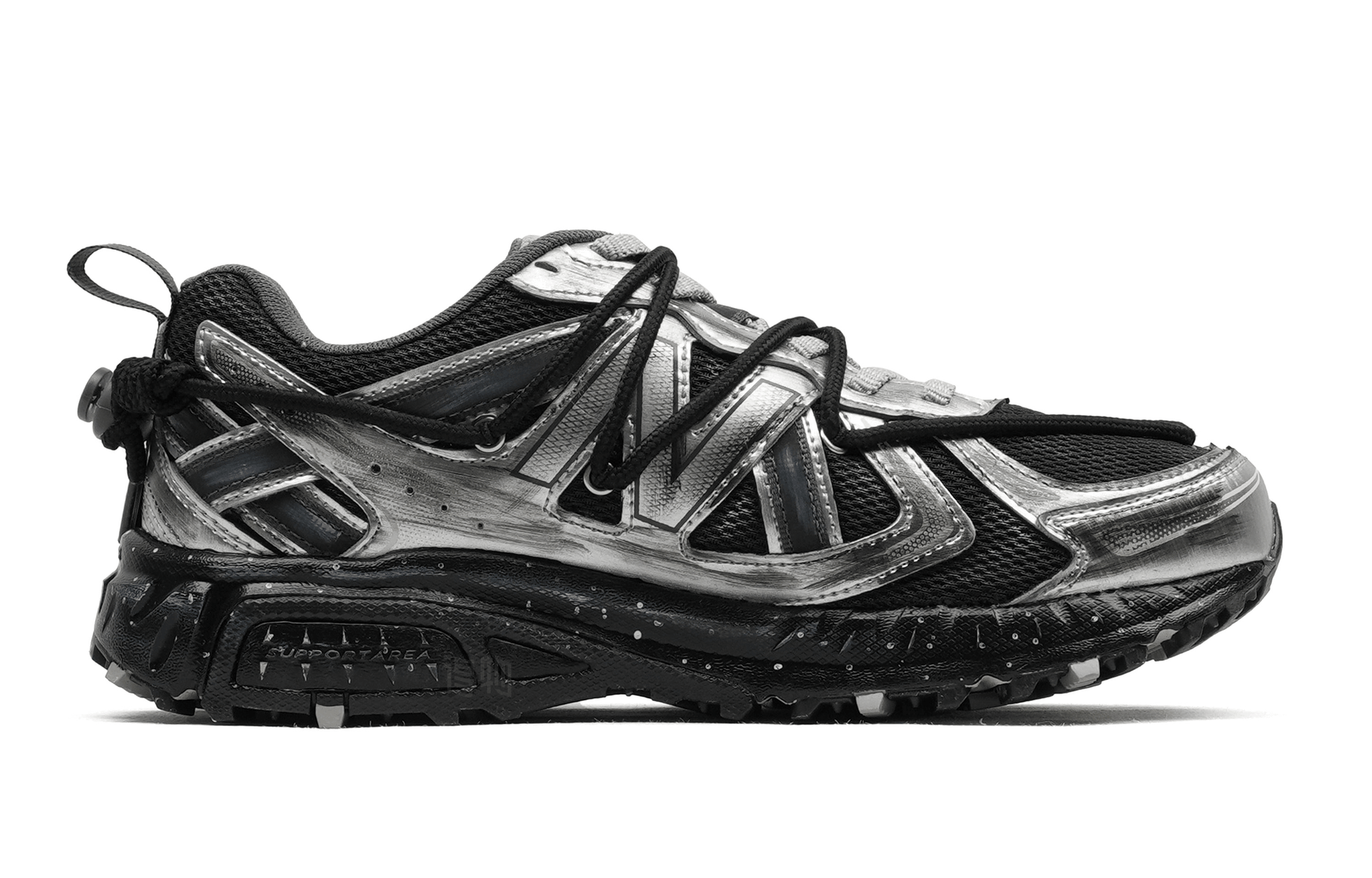 New Balance 410 Black Silver — фото 7