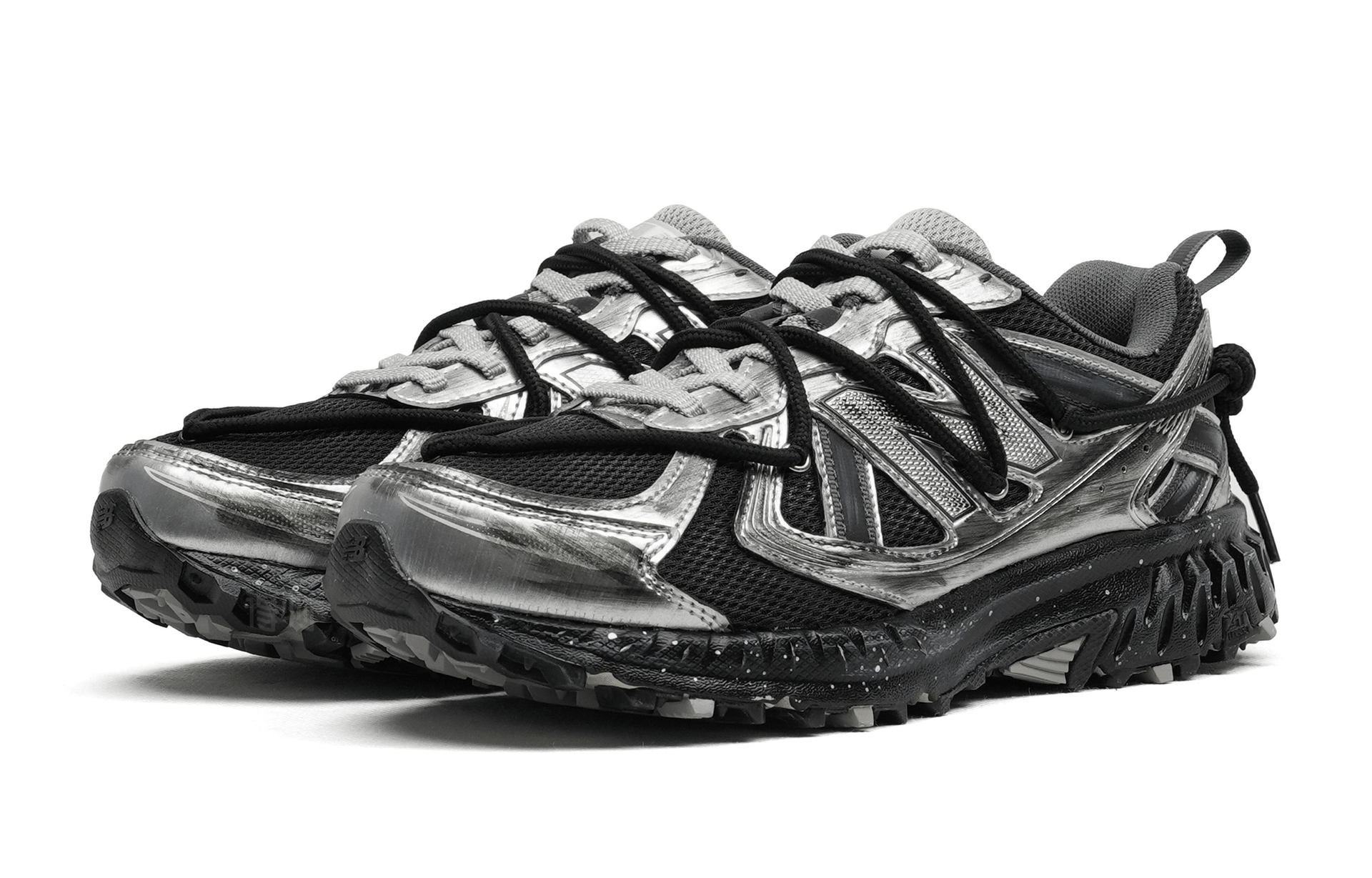 New Balance 410 Black Silver — фото 8