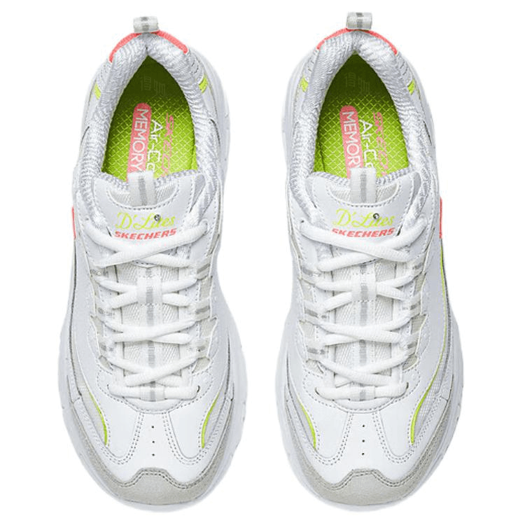 Skechers DLITES White Yellow — фото 8