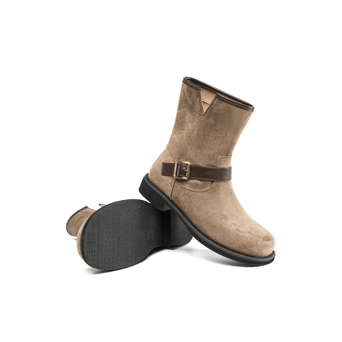 Eblan Short Boots Khaki — фото 8