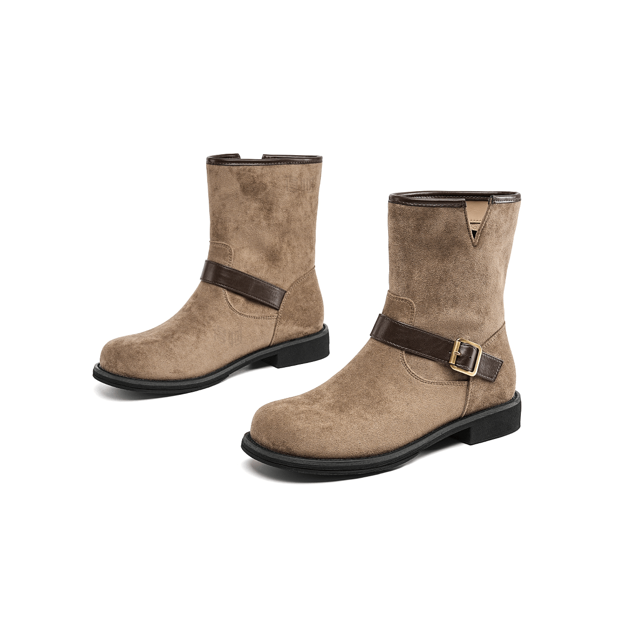 Eblan Short Boots Khaki — фото 7