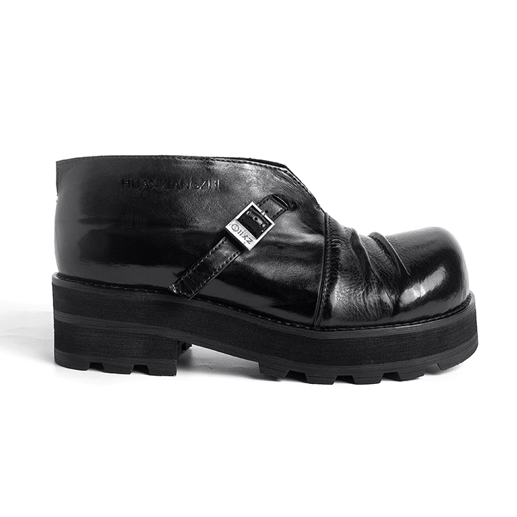 HUANXIANGZHE Huànxiàngzhě Derby Shoes Black — фото 8