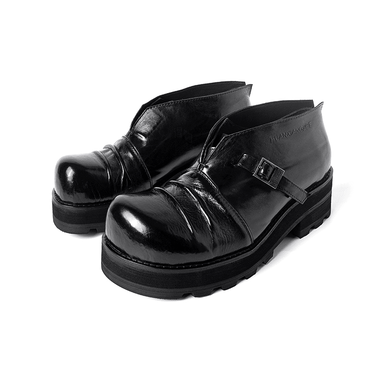 HUANXIANGZHE Huànxiàngzhě Derby Shoes Black — фото 9