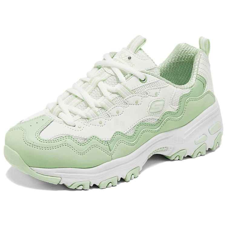 Skechers DLITES White Green — фото 5
