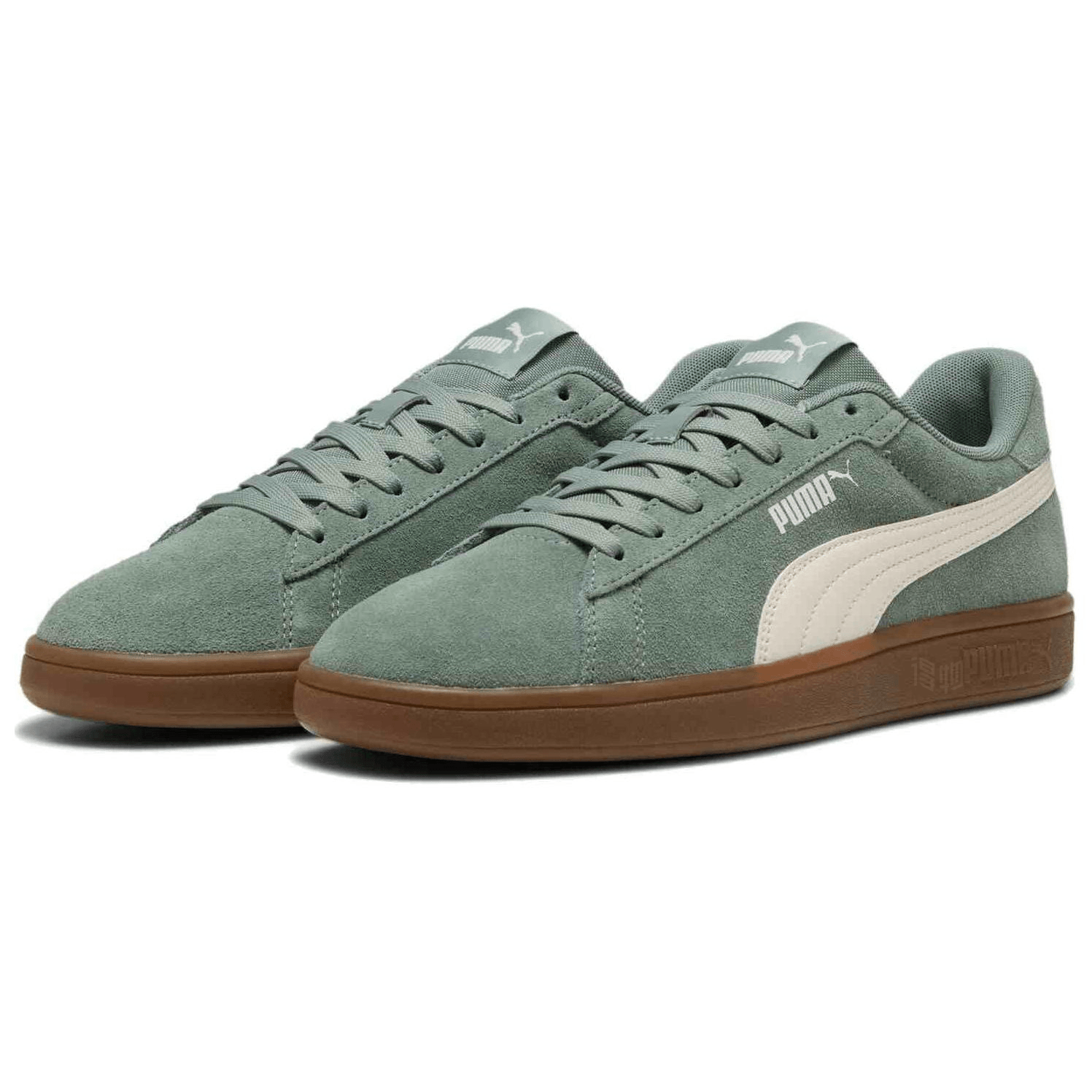 Puma Smash 3.0 Green White Brown — фото 5