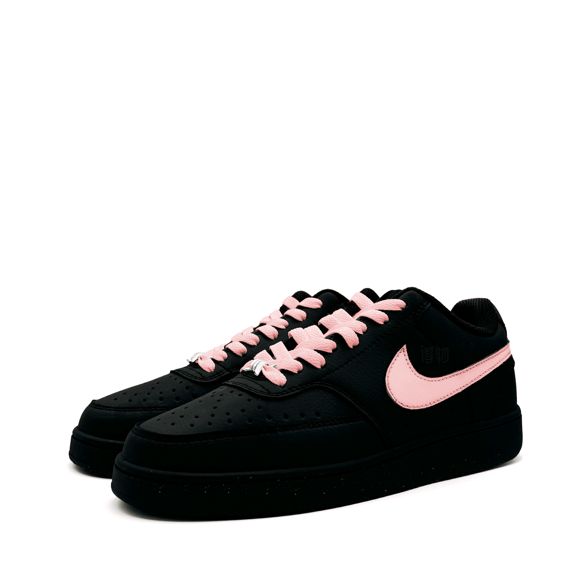 Nike Court Vision Black Pink — фото 9