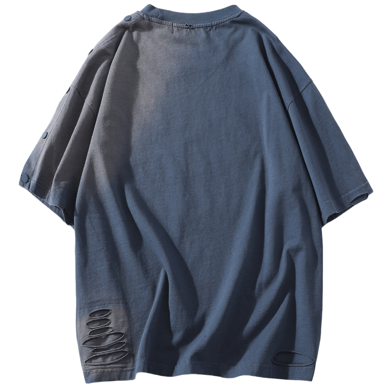A Square Roota A SQUARE ROOT Gradient Print Vintage Casual T-Shirt — фото 1