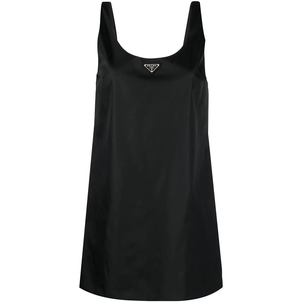 Prada SS23 Sleeveless Dress Black