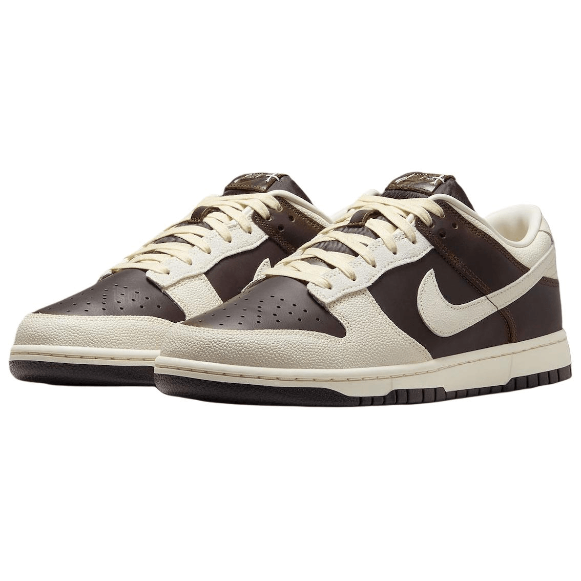 Nike Dunk Low Brown White — фото 8