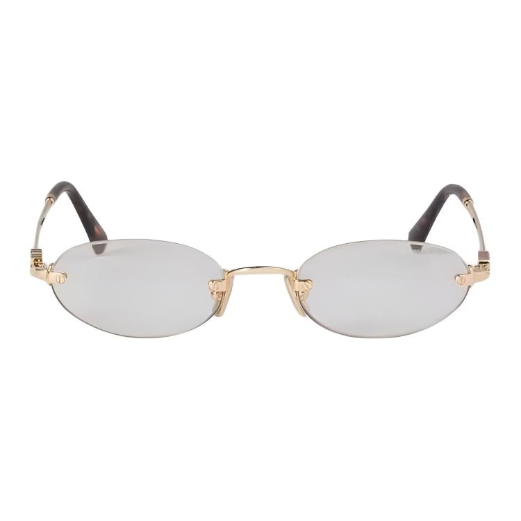 Очки Miu Miu Rectangular Sunglasses Gold