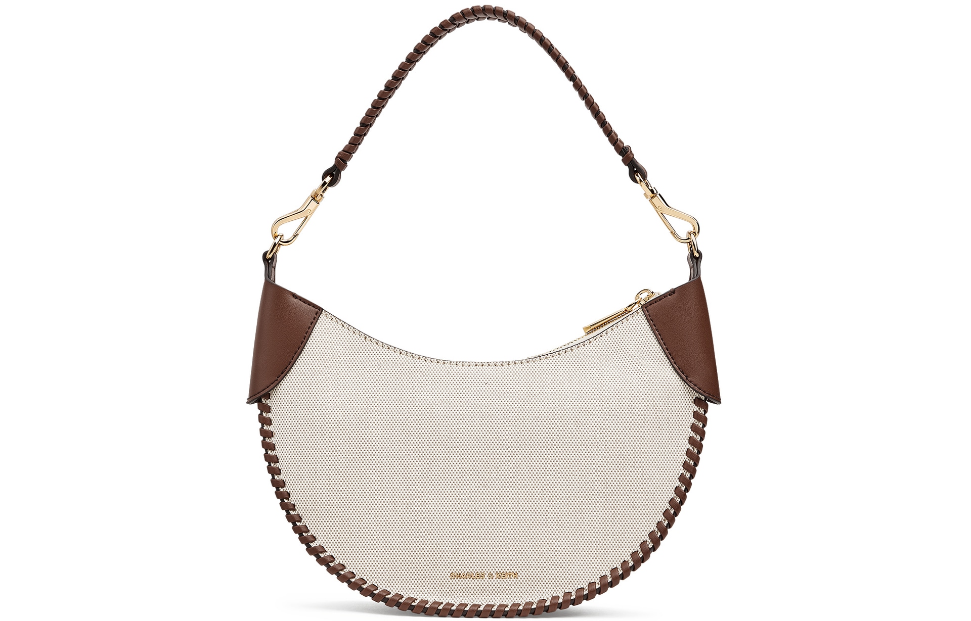 CHARLES&KEITH CHARLESKEITH ck Taupe Canvas