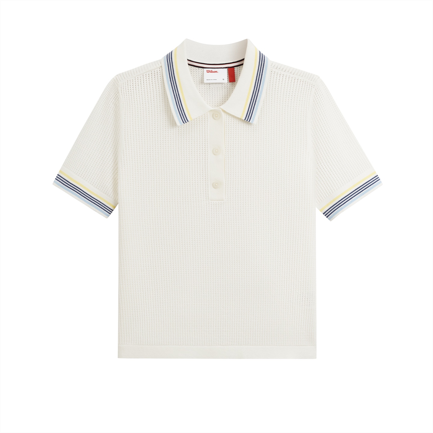 Wilson/威尔胜 Wilson SS25 TENNIS Addison Knit POLO