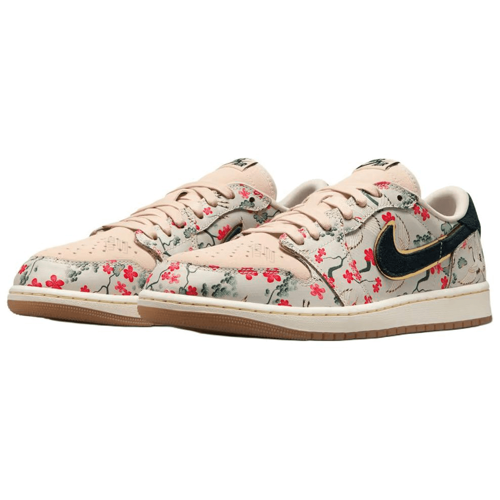 Jordan Rui Hachimura x Air Jordan 1 Low OG "Cranes" — фото 7