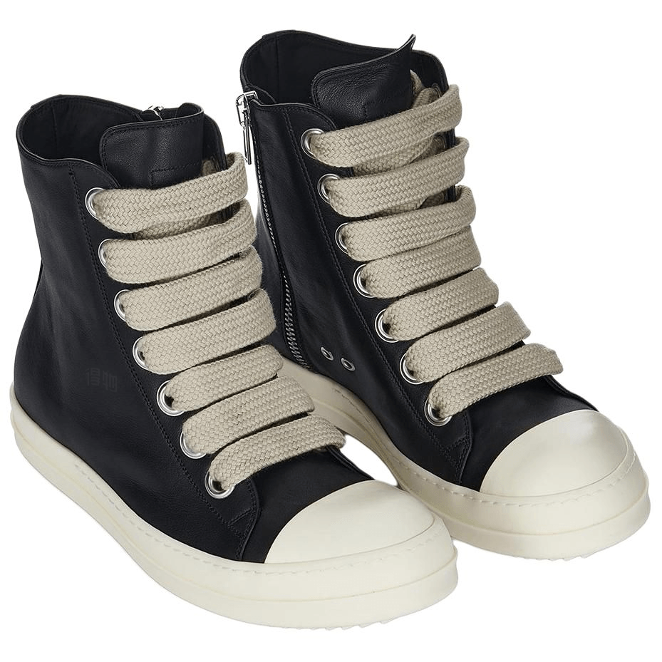 Rick Owens High Top Sneakers Black — фото 7